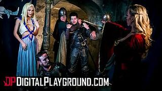 DIGITALPLAYGROUND - Queen Rebecca More Rules Over Tina Kay In A Sinister Realm With Daring Allure