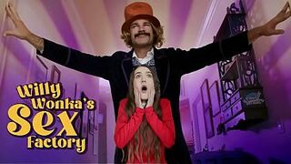 Petite Teen Gets Golden Ticket to a Hard Pounding in Wonka’s Sex Den