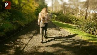 BELLA needs to PEE while on a WALKING TRAIL - MyLoveBunny xx