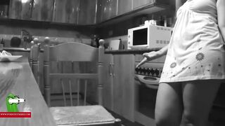 A great fucked in the kitchen. SAN277