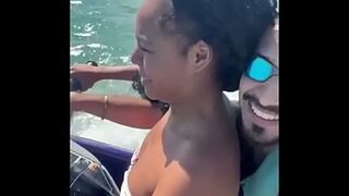 A delicious young Brazilian girl gets lost in her cuckolded husband's clutches and goes to have sex with the jet ski instructor at sea, far from her cuckolded husband.