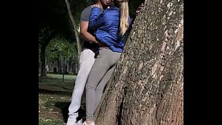 "Look at the guy fucking me in your car, you cuckold" - Personal trainer with a big dick fucks the naughtiest married woman in Brazil in front of her cuckold husband after a naughty workout in the park.