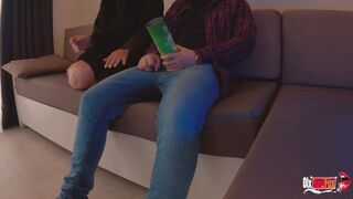 I put my dick in a box of chips and served my stepmom! HER reaction was amazing!