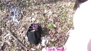 Blowjob Young Schoolgirl and Her Step-Daddy In Public