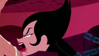 Samurai jack ashi’s blowjob