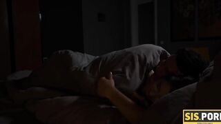 SISPORN. Nightmare makes enticing gal in the mood for sex with stepbro