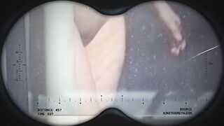 Naked neighbor on the balcony - Hidden Cam