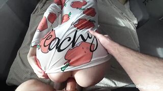Morning riding from Stepsister with cum on Tits - Anny Walker