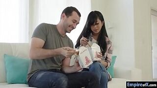 Busty asian teen Jade Kush erotic boning