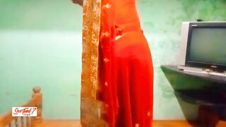 Desi Tamil teacher changes dress