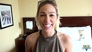 Sexy tattooed blonde Harlow Harrison gets fucked hard