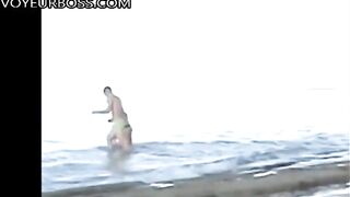 Girl Fucked on Beach at Night