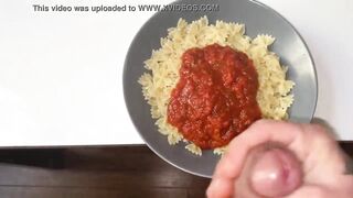 I EAT MY MAN'S CUM PASTA AND I LOVE IT!