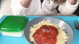 I EAT MY MAN'S CUM PASTA AND I LOVE IT!