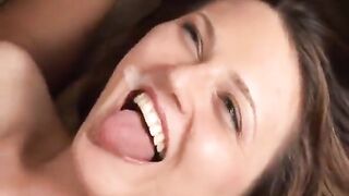 creampie eating