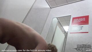 hot 18yo heather being naughty in public in cedar rapids