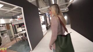 Vibrating panties while shopping - Public Fun with Monster Pub