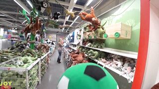 Vibrating panties while shopping - Public Fun with Monster Pub