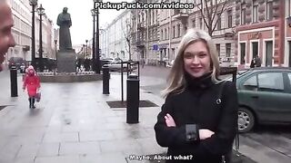 Wild pickup fuck in public place