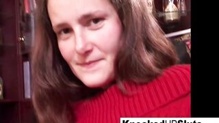 Busty pregnant brunette fucks a big black cock