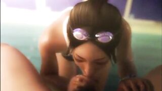 3D Hentai Babe Fucked at Pool - Hentaiflex.com