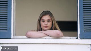 . Gorgeous Amber Moore can't resist a man in uniform
