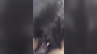 White girl gives blowjob to BBC