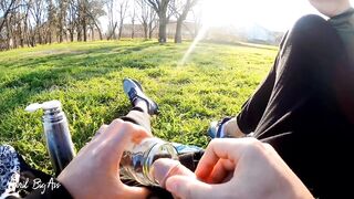drinking piss in public, high risk in the streets, beginner slut !!! 4k