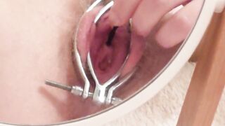 PainSlut Stuffs Virgin Pisshole