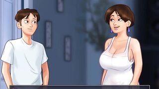 Summertime Saga Cap 16 - A Threesome With My Stepmother And Her Friend