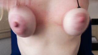 Close-up Nipple Play - Very mean Nipple Torture