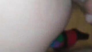 Balls deep in her tight little ass