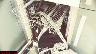Helpless Maid Got Stuck And Desperately Called For Help - Natalissa