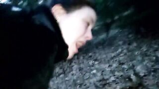 Quick fuck in the woods