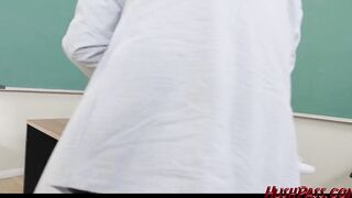 Pretty Blond Teen Britney Light Fucks Her Favorite Black Teacher