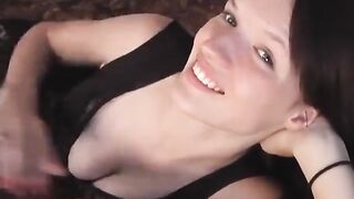 Creaming her tight cherry ass