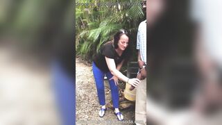 Huge! Big Black Dick Flash in Public Bus Stop