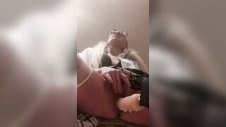 very very wet and dripping pussy sex machine