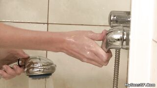 His gf gets tricked and fucked by older man
