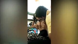 Indian couple enjoying their privacy fondling with each other