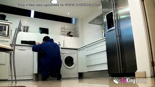 Her name is Mara, and she has filmed herself fucking the plumber!