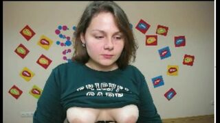Ukrainian whore Anna gets her tits out
