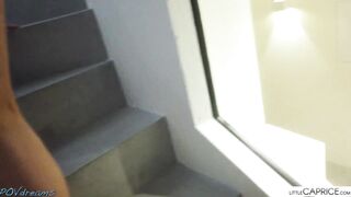 LittleCaprice.com Alexis Crystal get fucked at the roof from Marcello Bravo - public