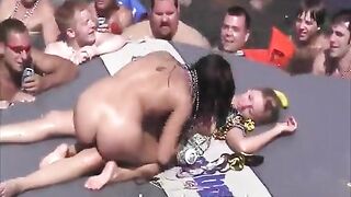 YouPorn - Random Peeps Eating Out Party Girls in Public
