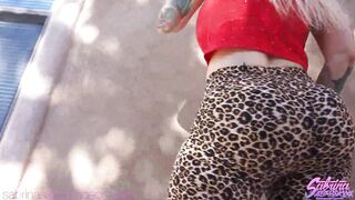 Sabrina Sabrok big tits blonde with huge booty analled