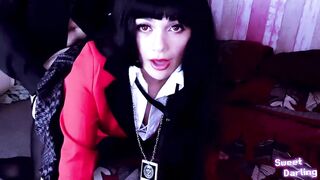 Hot Brunette is your SEX Slave - Yumeko Cosplay