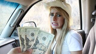 Petite Blonde Teen Fucked By Stranger Outdoors For Money POV