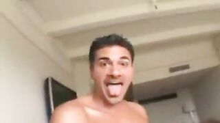 Hot threesome in hotel room