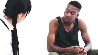 Asian teen jizzed by bbc
