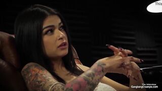 Sexy busty latina fucks and sucks